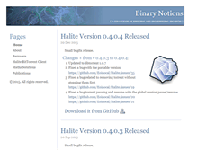 Tablet Screenshot of binarynotions.com